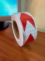 WhiteRed Reflective Tape