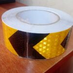 Black Yellow Reflective Tape