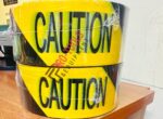 Black Yellow Warning Tape 250m