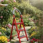 3 steps steel step ladder