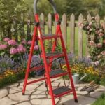 4 steps steel step ladder