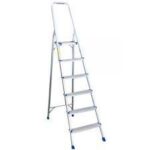 6 step aluminum step ladder - Image 2
