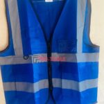 Blue reflector jacket